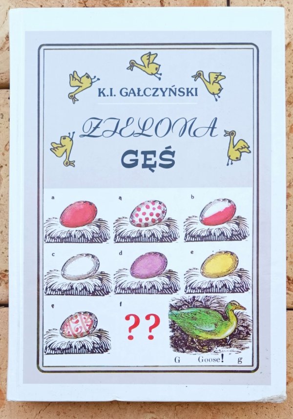 Konstanty Ildefons Gałczyński  Zielona Gęś  - okładka