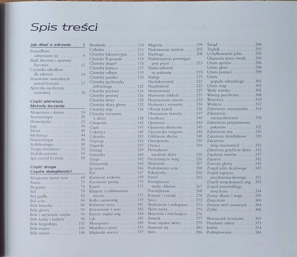 Naturalne metody leczenia codziennych dolegliwości - Reader's Digest - spis treści