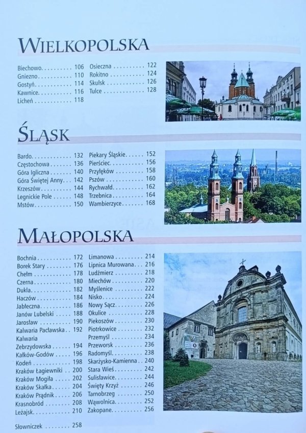 Adam Sochaczewski • Sanktuaria w Polsce - spis treści