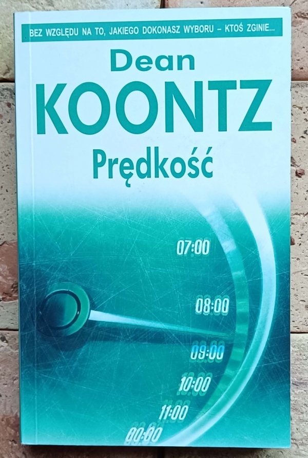 Dean Koontz - Prędkość - okładka