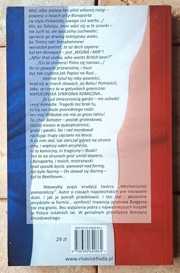 Anthony Burgess Symfonia napoleońska - okładka
