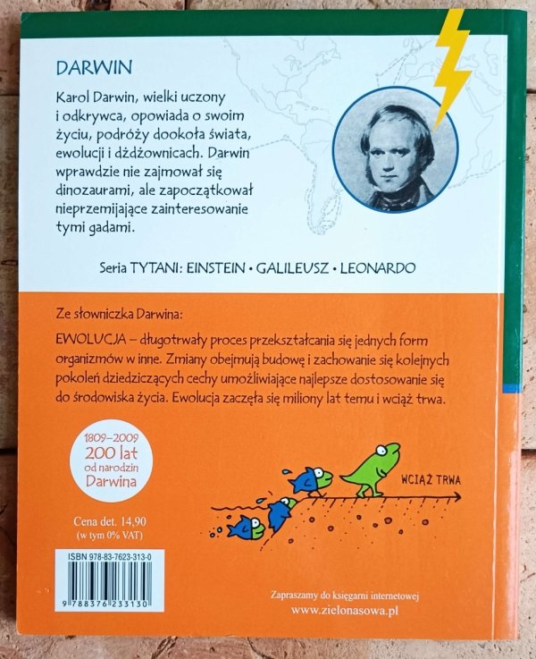 Luca Novelli • Darwin i prawdziwa historia dinozaurów - okładka