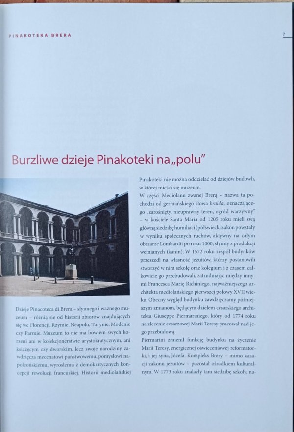 Wielkie Muzea Pinakoteka Brera. Mediolan - fragment