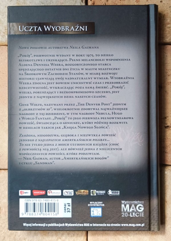 Gene Wolfe Pokój - okładka