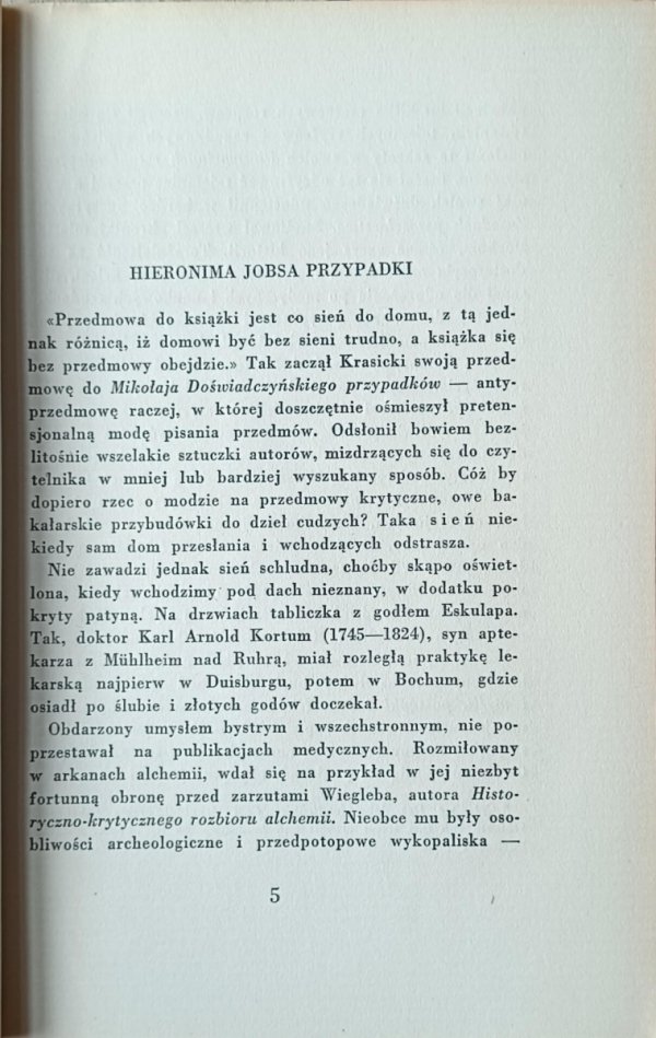 Kortum Jobsjada | Jan Młodożeniec - fragment
