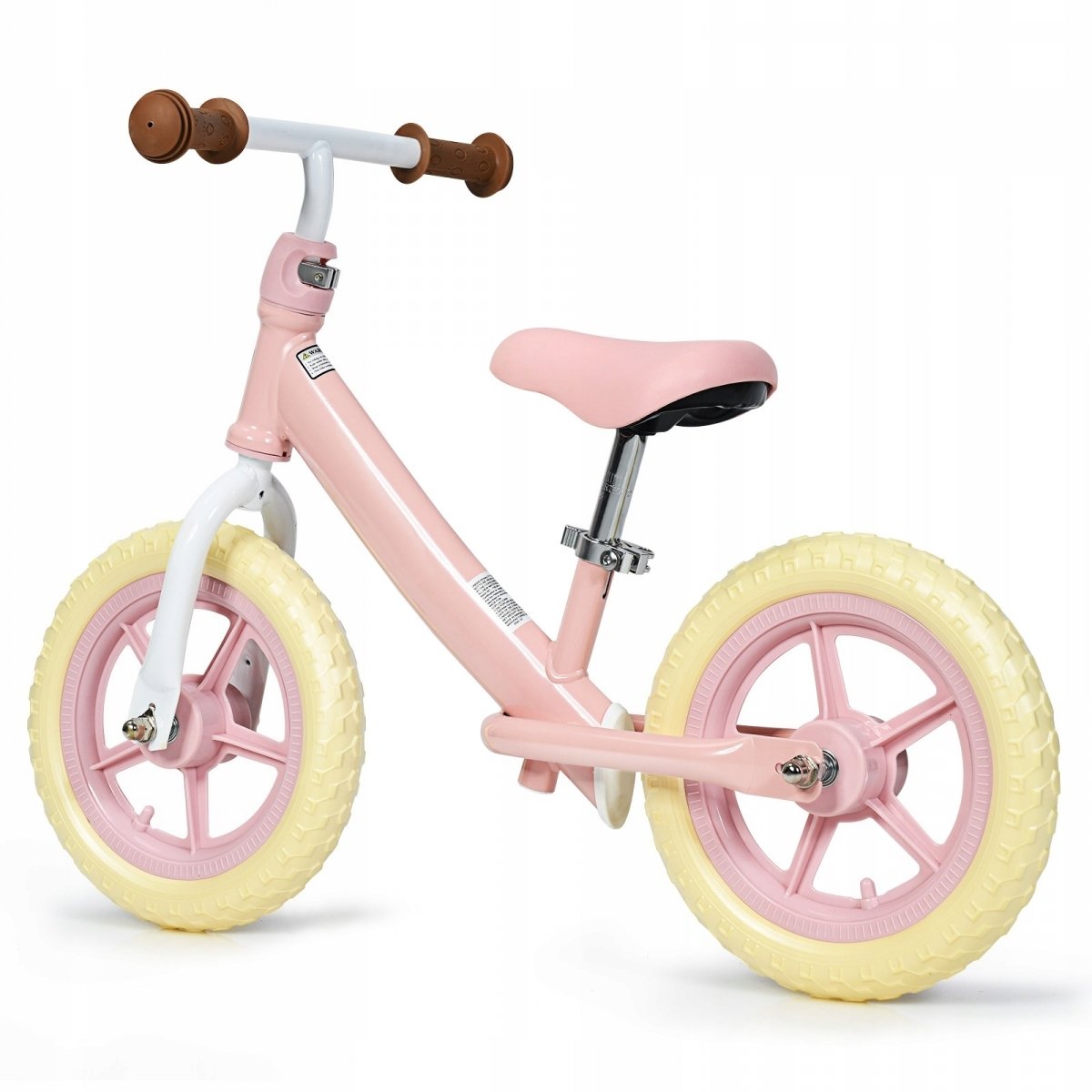 Różowy rowerek biegowy dla dzieci Tanio w Costway.pl