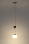 Lampa wisząca CONTROL złota - LED, szkło, aluminium