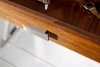 INVICTA biurko ELEMENTS 120 cm Sheesham - lite drewno palisander, metal