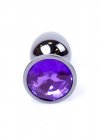Plug-Jewellery Dark Silver PLUG- Purple