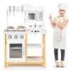 Drewniana kuchnia dla dzieci + akcesoria Ecotoys