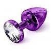 Plug analny - Diogol Anni Round Purple 30 mm