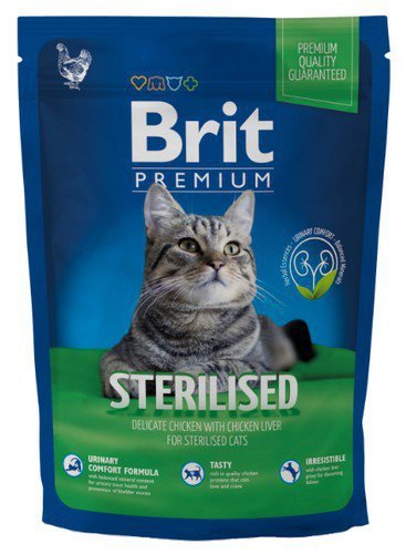Brit Premium Cat New Sterilised Kurczak 800g