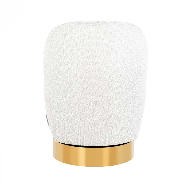 RICHMOND fotel obrotowy BRISTEL WHITE  BOUCLÉ