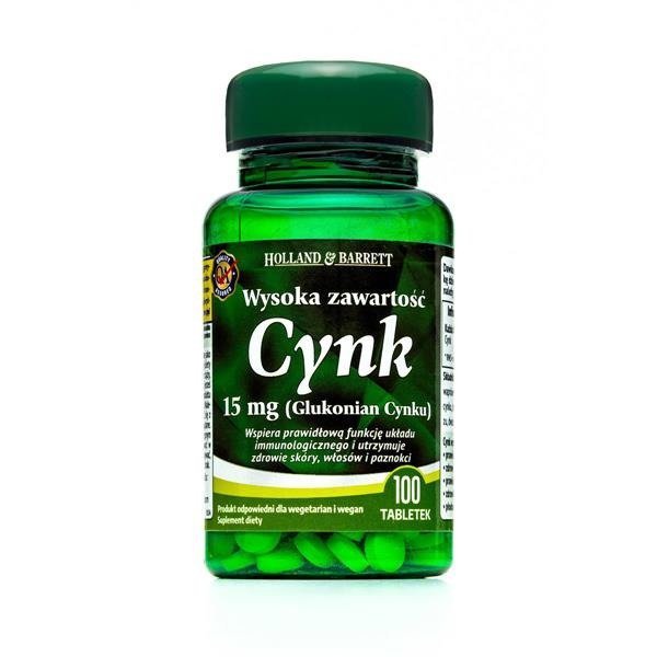 Zestaw Suplementów 2+1 (Gratis) Silnie Działający Cynk 100 Tabletek 15mg
