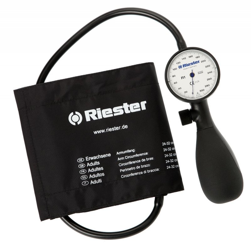 Riester R1 Shock - Proof-32 - 42 cm RIESTER 1250-152 do R1 Zegarowy ciśnieniomierz do karetki