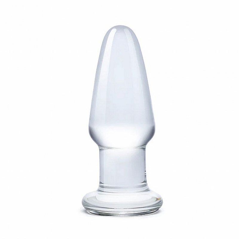 Szklany plug analny - Glas Butt Plug 8,9 cm