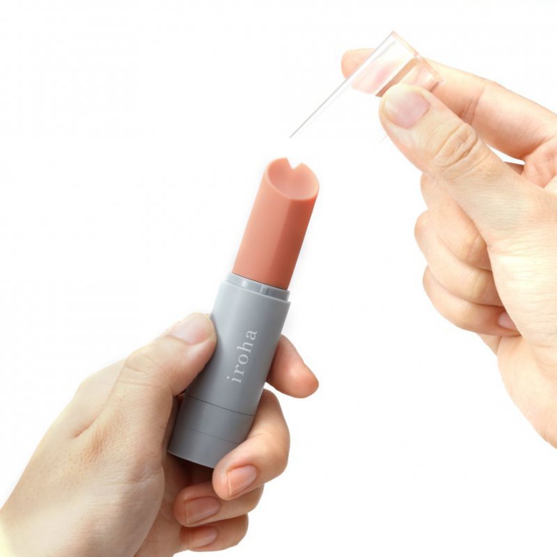 Wibrator - Iroha by Tenga Stick Grey Pink