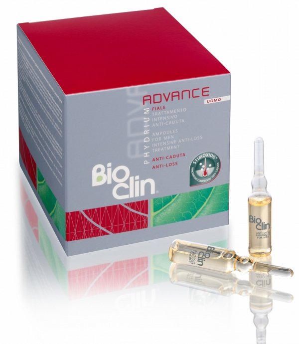 Kuracja przeciw wypadaniu włosów dla kobiet , Bioclin Phydrium Advance  15x5ml