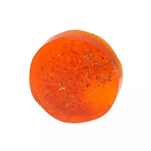 MYDŁO GLICERYNOWE Z GĄBKĄ LOOFAH - pomarańcza z chilii Teraz kostka aż 150g!