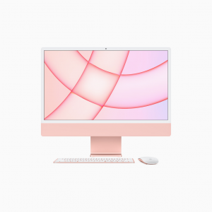 Apple iMac 24 4,5K Retina M1 8-core CPU + 8-core GPU / 16GB / 512GB SSD / Gigabit Ethernet / Ružový (Pink) - 2021
