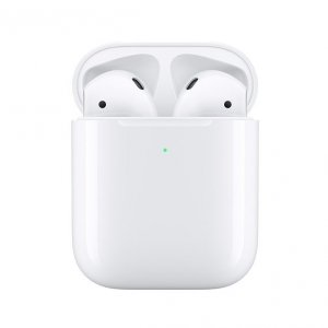 Bezdrôtové slúchadlá Apple AirPods (2. generácia) s bezdrôtovým nabíjacím puzdrom