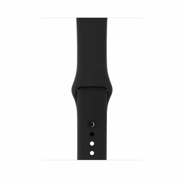 Apple Watch Series 3 GPS + LTE (eSIM) 42mm Space Grey Aluminium / Sport Band - White (biela)
