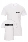 Koszulka biała - znakowanie - SECURITY