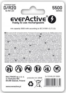R20 Akumulator 2Bl Everactive 5500 Silver Line
