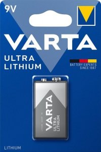9V Varta Bateria Litowa 1Bl (6122) L522 La522 Crv9