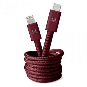 Kabel USB-C Lightning 1.5m Ruby Red- Fresh'n Rebel