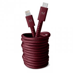 Kabel USB-C Lightning 3.0m Ruby Red - Fresh'n Rebel