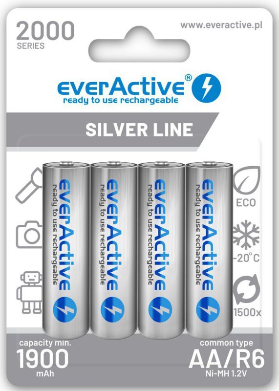 R6 4Bl Akumulator Everactive 2000 Silver Line