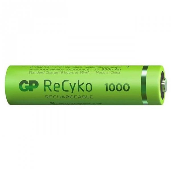 R03 Akumulator 2Bl Gp Recyko 1000 950Mah