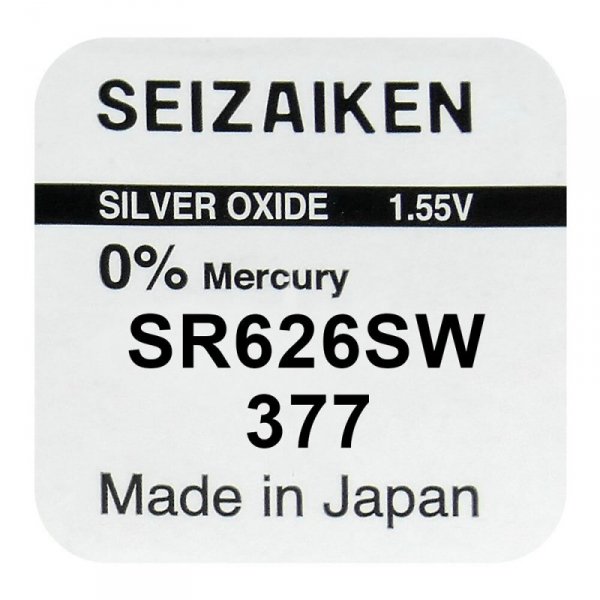 377 Seizaiken SEIKO (SR626SW) Bat.