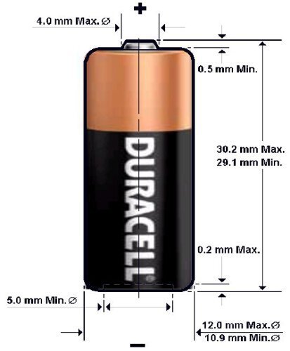 Lr01 2 szt. Duracell Bateria E90 / N / Lr1 / Mn9100