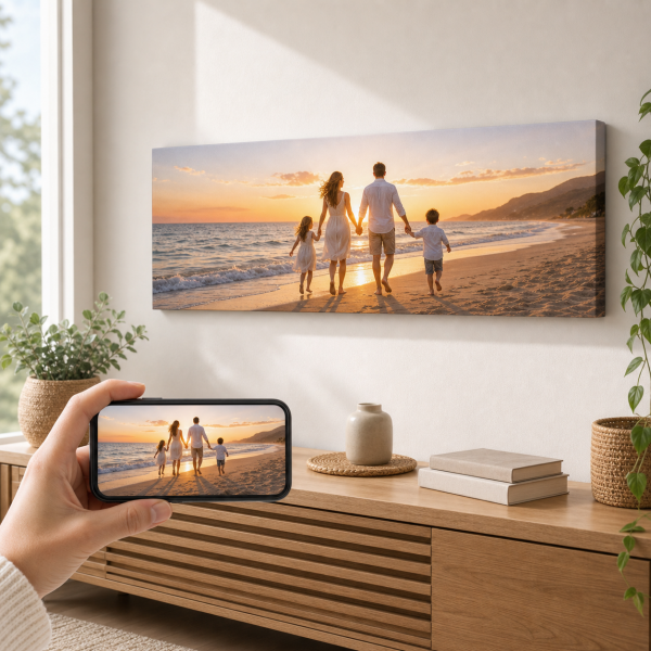 Fotoobraz panoramiczny z Twoim zdjęciem, różne formaty - Studioix.pl