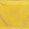 Kožené kabelka univerzální Vittoria Gotti žlutá B40