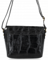 Kožené kabelka univerzální Vittoria Gotti černá V6133