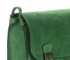 Kožené kabelka listonoška Genuine Leather dračí zelená 1643