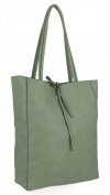 Dámská kabelka shopper bag Hernan světle zelená HB0253