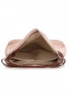 Kožené kabelka univerzální Genuine Leather pudrová růžová 17
