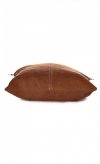 Kožené kabelka listonoška Genuine Leather hnědá 517