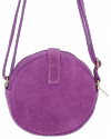 Kožené kabelka listonoška Vittoria Gotti fialová V20CMS