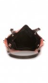 Kožené kabelka listonoška Genuine Leather špinavá růžová 517