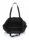 Kožené kabelka univerzální Genuine Leather černá 808036