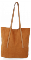 Kožené kabelka shopper bag Vittoria Gotti zrzavá V6590C
