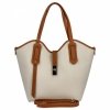 Kožené kabelka shopper bag Vittoria Gotti béžová 631