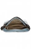 Kožené kabelka shopper bag Vittoria Gotti světle modrá V2054