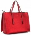 Kožené kabelka kufřík Vittoria Gotti červená V3223