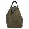 Dámská kabelka batůžek Hernan zelená HB0137-1